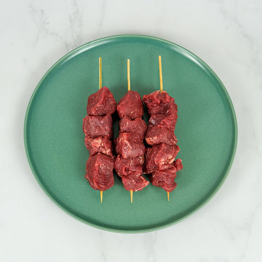Beef Skewer. Berties Butcher.