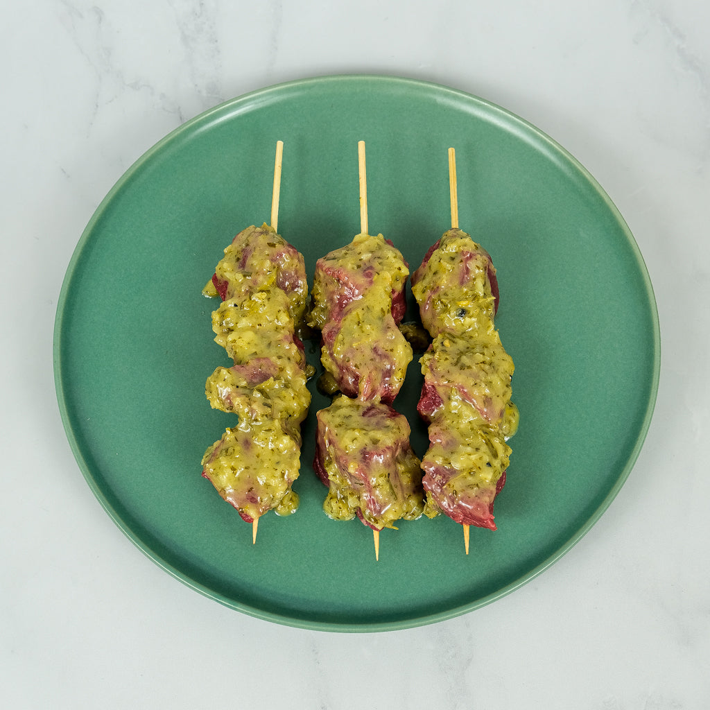 Lamb Skewer. Berties Butcher.