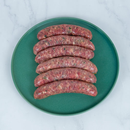 Pork & Fennel Sausage. Berties Butcher.
