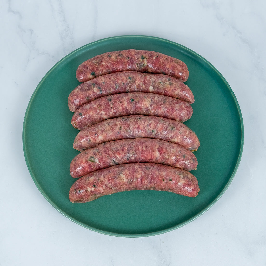 Pork & Fennel Sausage. Berties Butcher.