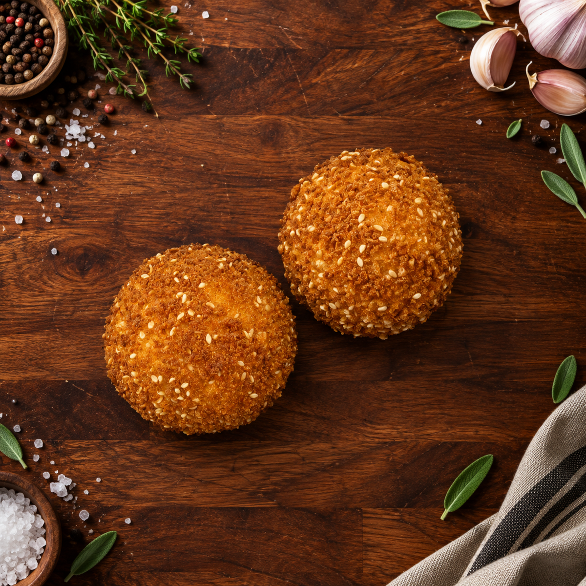 CHICKEN, LEEK & MUSHROOM ARANCINI - 1PC