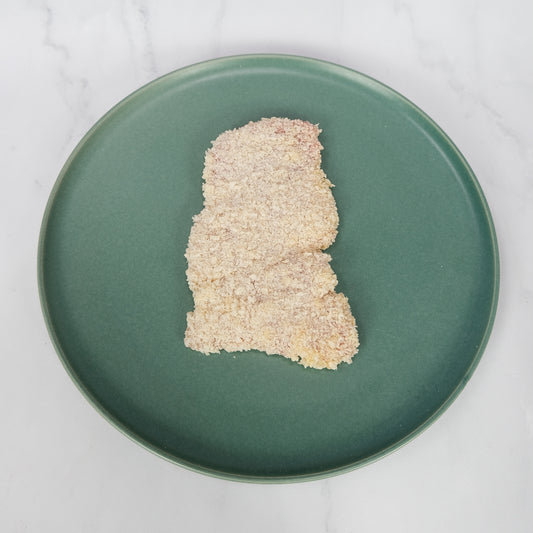 Chicken Thigh Schnitzel. Berties Butcher.