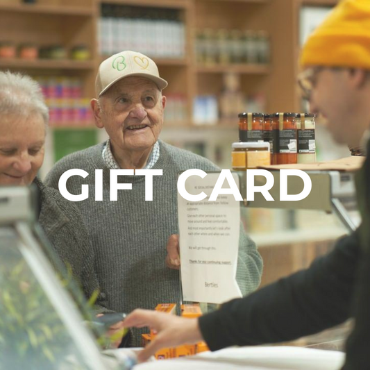 Berties Butcher Gift Card.