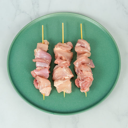 Chicken Skewer. Berties Butcher.