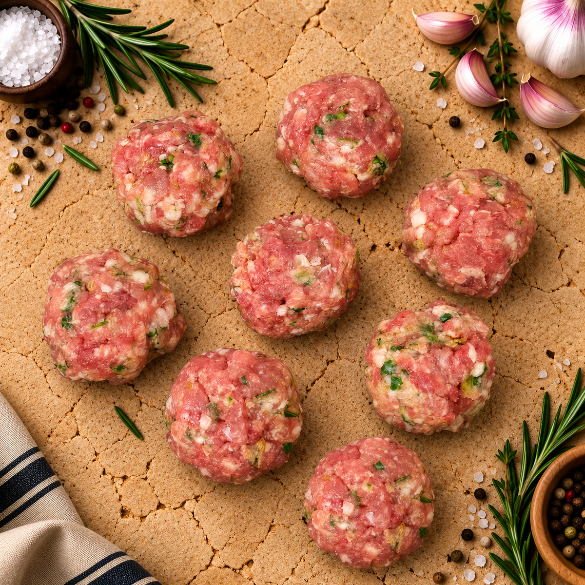 PORK & FENNEL MEATBALL - 4PC